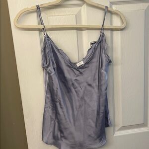 Aritzia Wilfred Lavender Satin Camisole in size M